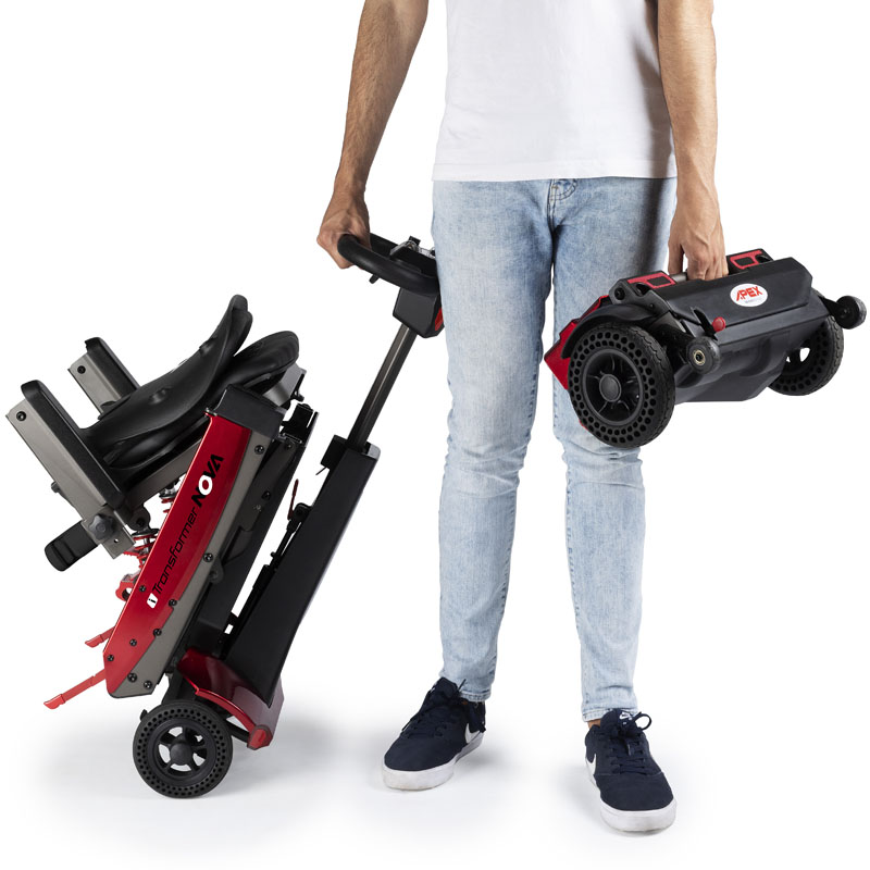 Scooter con Mando Scooter Minusválidos Plegable Apex Medical